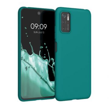 Husa pentru Xiaomi Poco M3 Pro (2021), Silicon, Verde, 55363.57, Kwmobile