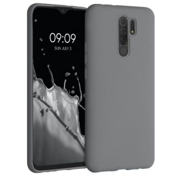 Husa pentru Xiaomi Redmi 9, Silicon, Gri, 52766.155, Kwmobile