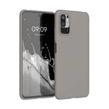 Husa pentru Xiaomi Redmi Note 10 5G, Silicon, Gri, 54947.155, Kwmobile