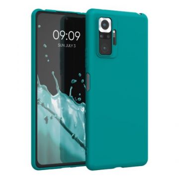 Husa pentru Xiaomi Redmi Note 10 Pro, Silicon, Verde, 54551.57, Kwmobile