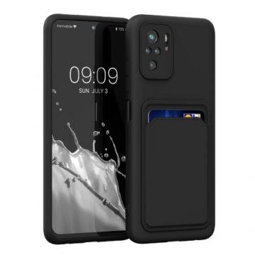 Husa pentru Xiaomi Redmi Note 10/Redmi Note 10S, Silicon, Negru, 56956.47, Kwmobile