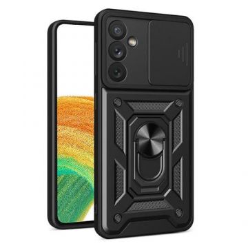 Carcasa Hybrid Armor CamShield compatibila cu Samsung Galaxy A34 5G, Negru