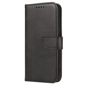 Flip cover compatibil Samsung Galaxy S20 FE, Hurtel, Piele PU/TPU, Negru