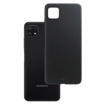 Husa 3MK Matt, pentru Samsung Galaxy A22 5G, Antiamprenta, Negru