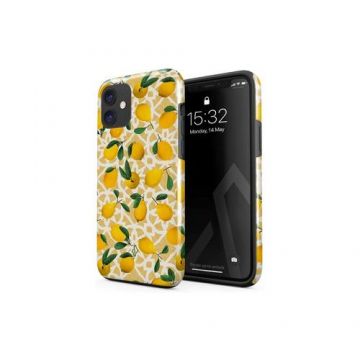 Husa Burga Dual Layer Lemon Juice compatibila cu iPhone 12 / 12 Pro