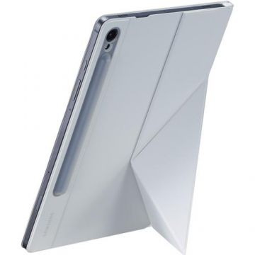 Husa de protectie Samsung Smart Book Cover pentru Samsung Galaxy Tab S9 (Alb)