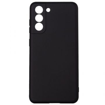 Husa de protectie Spacer pentru Samsung Galaxy S21 FE, material flexibil TPU, Negru