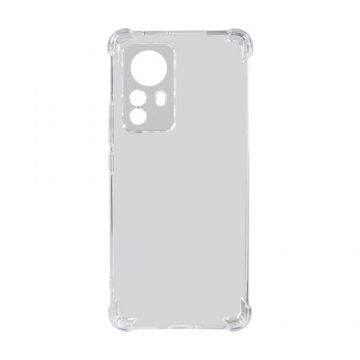 Husa de protectie Spacer pentru Xiaomi 12 Pro, material flexibil TPU, Transparenta