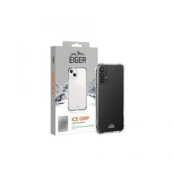 Husa Eiger Ice Grip compatibila cu Samsung Galaxy A13 4G, Transparent