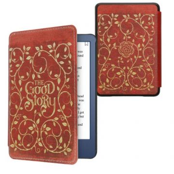 Husa kwmobile pentru Amazon Kindle (2022), Piele ecologica, Multicolor, 59989.03