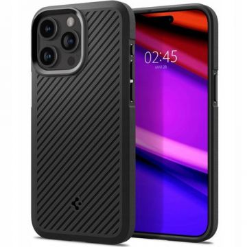 Husa pentru iPhone 15 Pro Max, Spigen, Negru