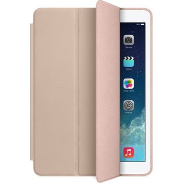 Husa/Stand Apple MF048ZM/A Smart Case Leather pentru iPad Air, Bej