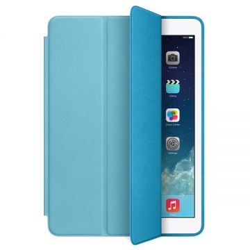 Husa/Stand Apple MF050ZM/A Smart Case Leather pentru iPad Air, Albastru
