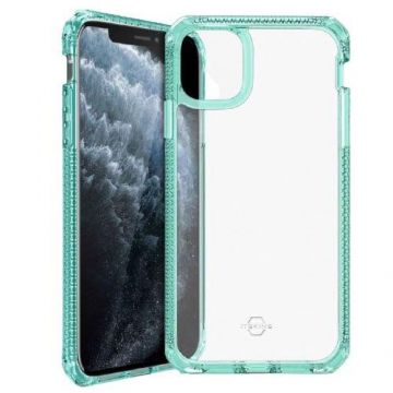 Protectie Spate IT Skins Hybrid Tiffany Green&Clear APXE-HBMKC-TGTR pentru Apple iPhone 11 Pro (Transparent/Verde)