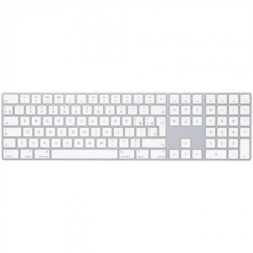 Tastatura Bluetooth Apple Magic MQ052RO/A, Tastatura numerica, Layout RO, Alb