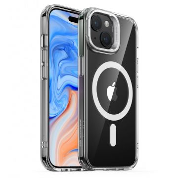 Carcasa ESR Classic Kickstand Halolock MagSafe compatibila cu iPhone 15 Plus Clear