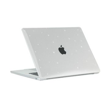 Carcasa laptop Tech-Protect Smartshell compatibila cu MacBook Air 15 inch 2023 Glitter Clear