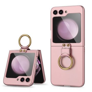 Carcasa TECH-PROTECT Icon Ring compatibila cu Samsung Galaxy Z Flip 5 Rose Gold