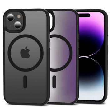 Carcasa TECH-PROTECT MAGMAT MagSafe compatibila cu iPhone 15 Matte Black