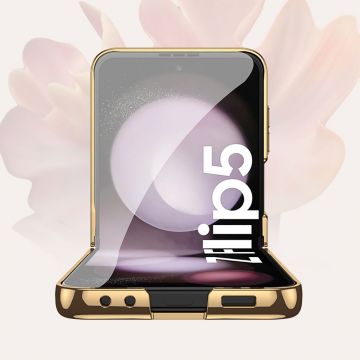 Carcasa Tech-Protect Mood Marble compatibila cu Samsung Galaxy Z Flip 5 Black