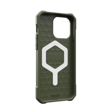 Carcasa UAG Essential Armor MagSafe compatibila cu iPhone 15 Pro Max Olive Drab