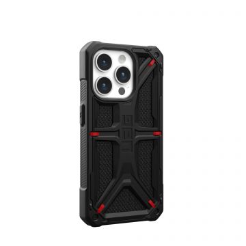 Carcasa UAG Monarch compatibila cu iPhone 15 Pro Kevlar Black
