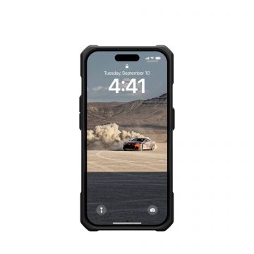 Carcasa UAG Monarch compatibila cu iPhone 15 Pro Kevlar Green