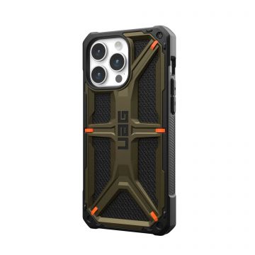 Carcasa UAG Monarch compatibila cu iPhone 15 Pro Max Kevlar Green