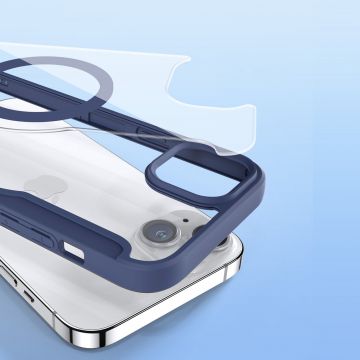 Husa DuxDucis Skin X Pro MagSafe compatibila cu iPhone 15 Blue