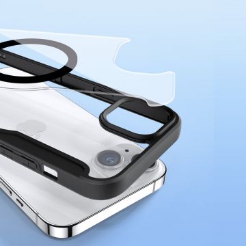 Husa DuxDucis Skin X Pro MagSafe compatibila cu iPhone 15 Plus Black