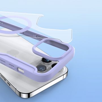 Husa DuxDucis Skin X Pro MagSafe compatibila cu iPhone 15 Pro Purple
