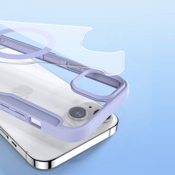 Husa DuxDucis Skin X Pro MagSafe compatibila cu iPhone 15 Purple