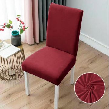 Set 6 huse universale pentru scaun  ELASTICE  Visiniu