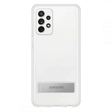 Carcasa Clear Standing pentru Samsung Galaxy A72, Transparent