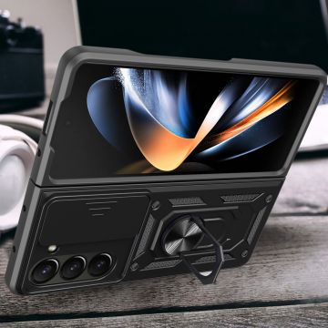 Carcasa Hybrid Armor CamShield compatibila cu Samsung Galaxy Z Fold 5 Black