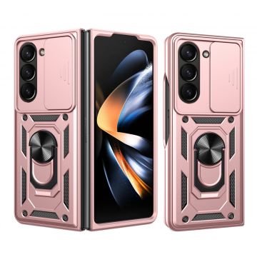 Carcasa Hybrid Armor CamShield compatibila cu Samsung Galaxy Z Fold 5 Pink
