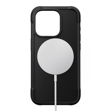 Carcasa NOMAD Rugged MagSafe compatibila cu iPhone 15 Pro Shadow