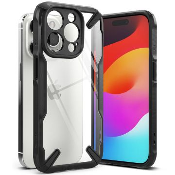 Carcasa Ringke Fusion X compatibila cu iPhone 15 Pro Black