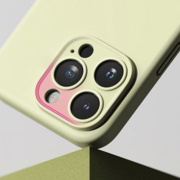 Carcasa Ringke Silicone Magnetic MagSafe compatibila cu iPhone 15 Pro Max Lime