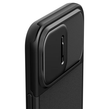 Carcasa Spigen Optik Armor MagSafe compatibila cu iPhone 15 Pro Black
