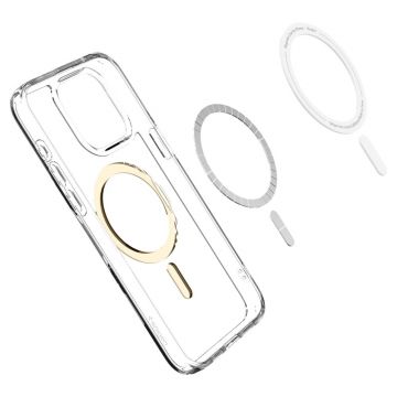 Carcasa Spigen Ultra Hybrid MagSafe compatibila cu iPhone 15 Pro Max Gold