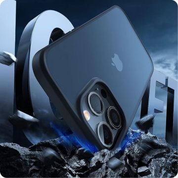 Carcasa TECH-PROTECT MAGMAT compatibila cu iPhone 15 Pro Max Matte Black