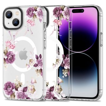 Carcasa TECH-PROTECT MAGMOOD MagSafe compatibila cu iPhone 15 Spring Floral