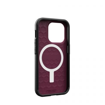 Carcasa UAG Civilian MagSafe compatibila cu iPhone 15 Pro Bordeaux
