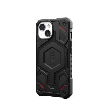 Carcasa UAG Monarch Pro MagSafe compatibila cu iPhone 15 Kevlar Black