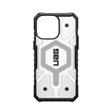Carcasa UAG Pathfinder MagSafe compatibila cu iPhone 15 Pro Max Ice