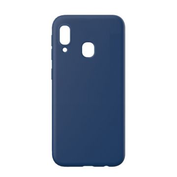 Husa de protectie Loomax, Samsung Galaxy A20E, silicon subtire, albastru