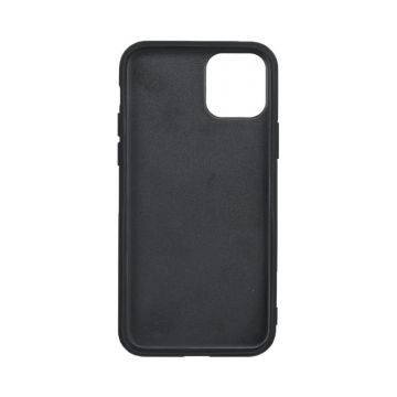 Husa Loomax de protectie iPhone 11 Pro Max, anti-soc, din piele ecologica, subtire, negru