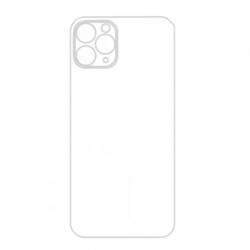 Husa Loomax de protectie iPhone 11 Pro Max, silicon subtire, 2 mm, transparent