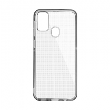 Husa Loomax de protectie Samsung A21 S, silicon subtire, 2 mm, transparent